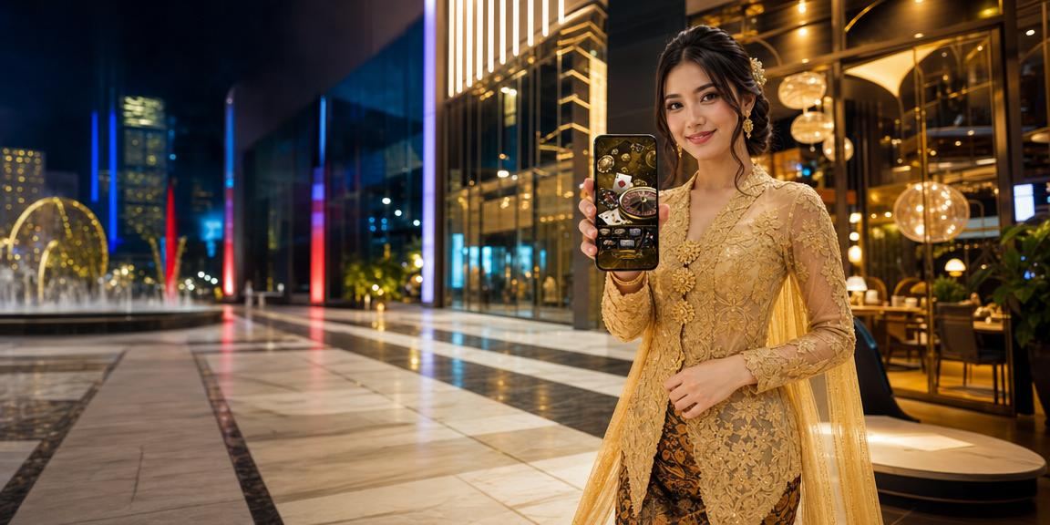 Permainan poker Kuala Lumpur dalam suasana kasino bergaya kebaya Malaysia yang elegan