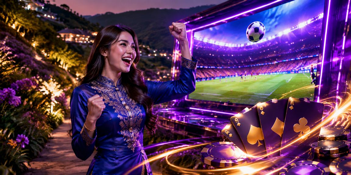 Peminat bola sepak Malaysia bertaruh dalam suasana tempatan dengan baju kurung